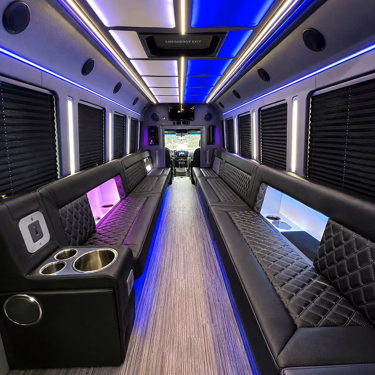 missoula party bus rental interior