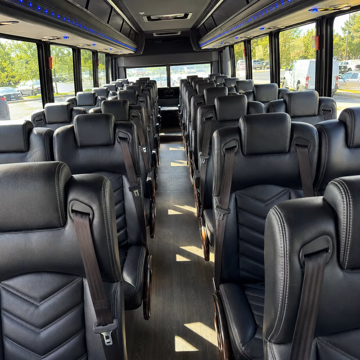 missoula wedding transportation onboard seating